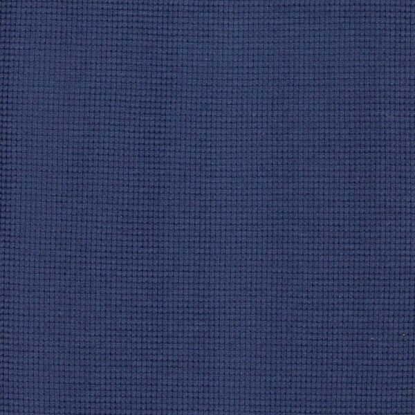 Cotton jersey material waffle fabric - Navy