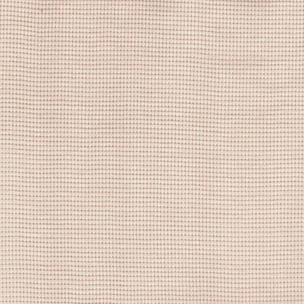 Cotton jersey material waffle fabric - Natural
