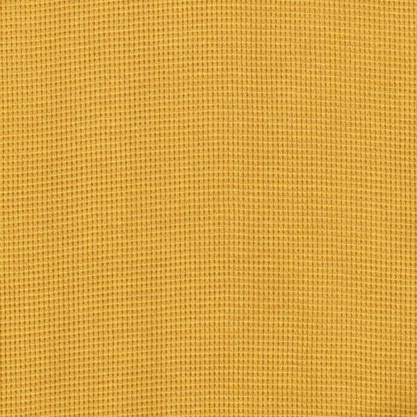 Cotton jersey material waffle fabric - yellow