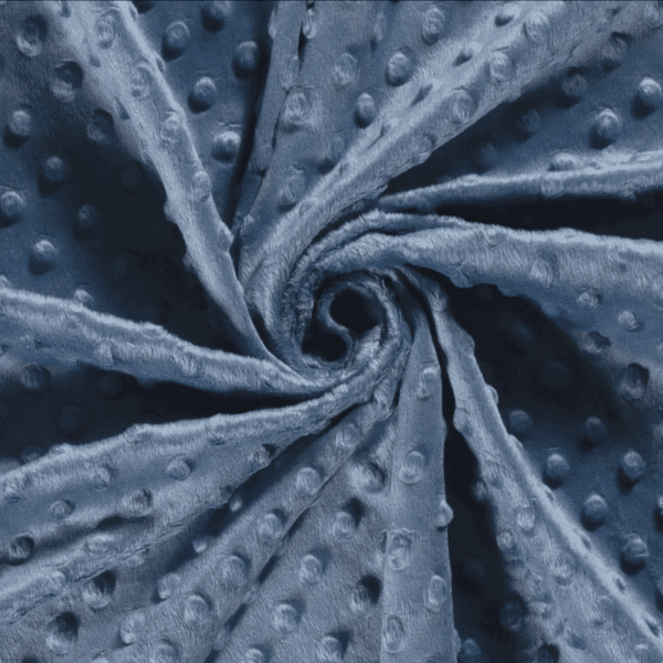 fabric swirl closeup minky fleece blue