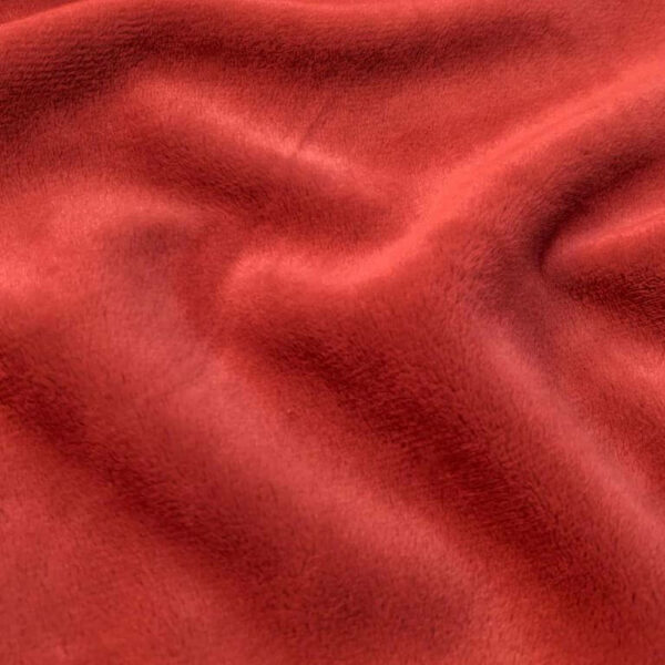minky plush plain solid fleece fabric red