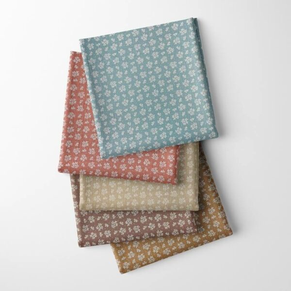 all colours meesa small floral double gauze fabric