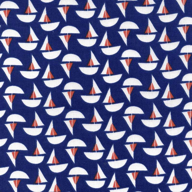 children's sailor print cotton fabric collection 4
