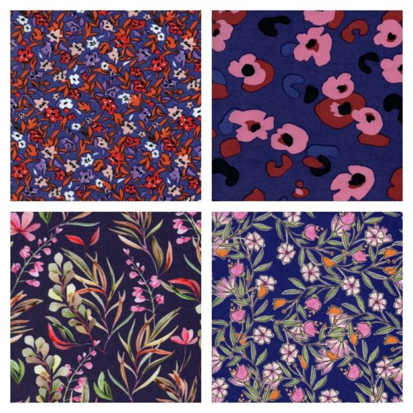 Woven Viscose Ghizi Floral Fabric, image number 4