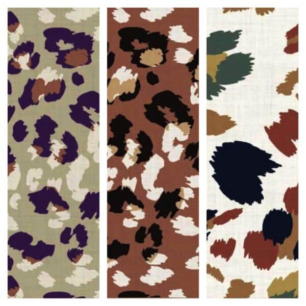 Woven Viscose Sanjay Olive Floral Fabric, image number 4