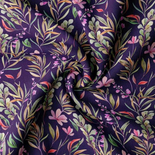 Woven Viscose Cleophee Floral Fabric, image number 3