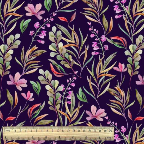 Woven Viscose Cleophee Floral Fabric, image number 2