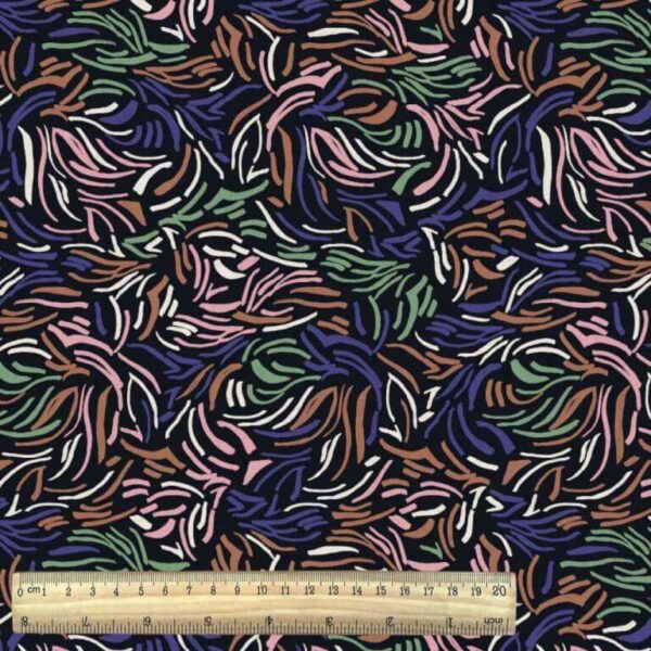 Woven Viscose Demba Floral Fabric, image number 2