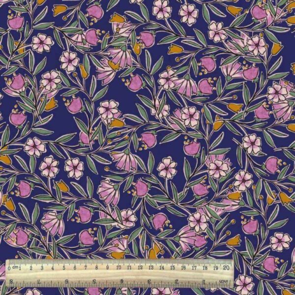 Woven Viscose Laumie Floral Fabric, image number 2