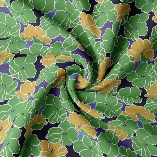 Woven Viscose Neline Floral Fabric, image number 3