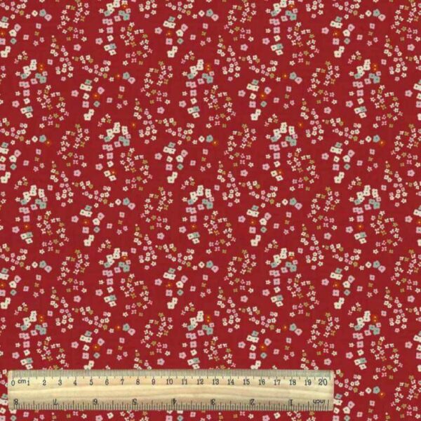 Woven Viscose Sublo Floral Fabric, image number 2